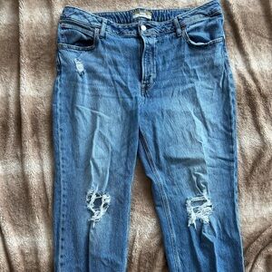 Maurice’s Distressed Blue Jeans